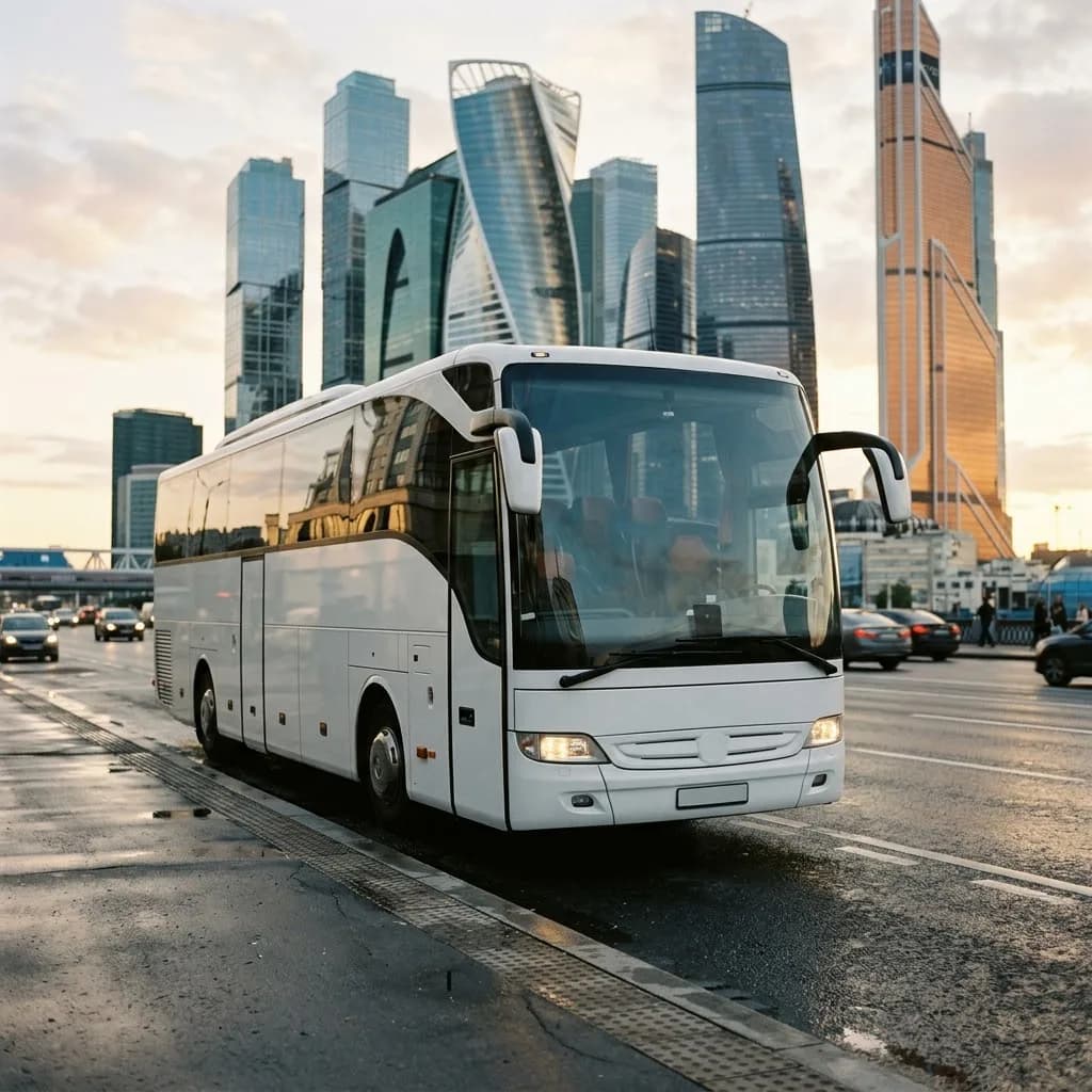 Сколько стоит аренда автобуса в Москве в 2026: разбор цены, тарифы по типам и доплаты