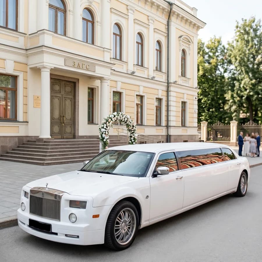Аренда Chrysler 300C с водителем — лимузин на  мест