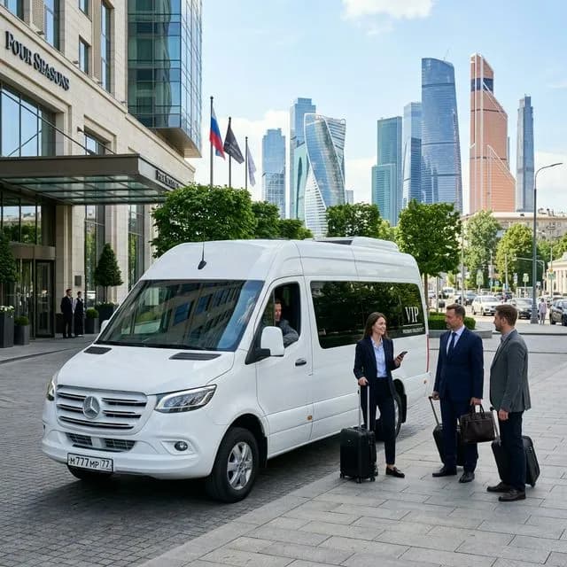 Трансфер на микроавтобусе