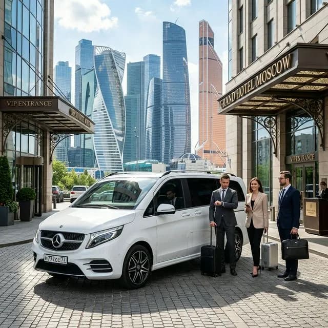 Трансфер на минивэне в Москве